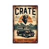 Vintage 3D Classic Car Train Poster Metal Tin Sign Plaque Hotel Cafe Wall Panel Garage Club Man Cave Bar Decoration