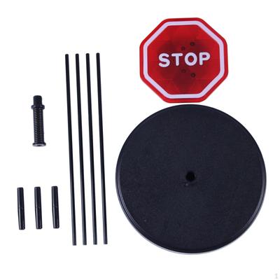 LED Flashing Stop Sign Driveway Guard Aid Easy To Install Warning Indicator Parking Assistant
