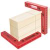 2pc 90 Degree Positioning Square Right Angle Clamp Aluminum L Block W/ Scale Woodworking Clamp Tool for Picture Drawer