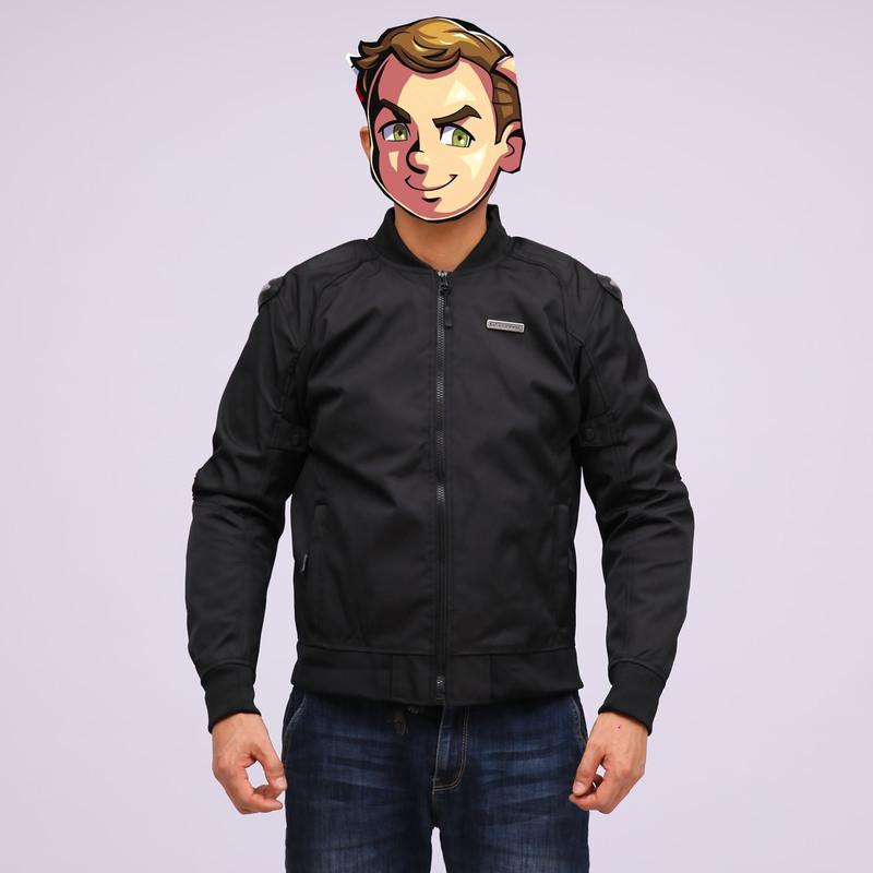 Motorcycle clothing Motorcycle cycling clothing men s winter four seasons windproof warm drop-proof black M