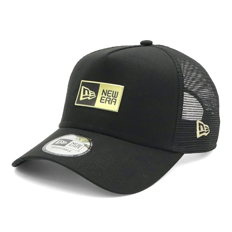 

[New Era] mesh cap 9FORTYA-Frame box logo black/gold FREE 940AFTR BOX TPU BLK GLD 14388657 NER36C3348