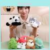 Schattige Panda Aap Klaparmband Pluche Speelgoed Polsband Dier Decoratieve Accessoires Voor Kinderen 75 Tekens
