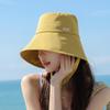 Summer Casual Versatile Sun Hat Children Outdoor Cycling Face Cover Sun Hat Surrounded by Big Eaves Show Face Small Bucket Hat