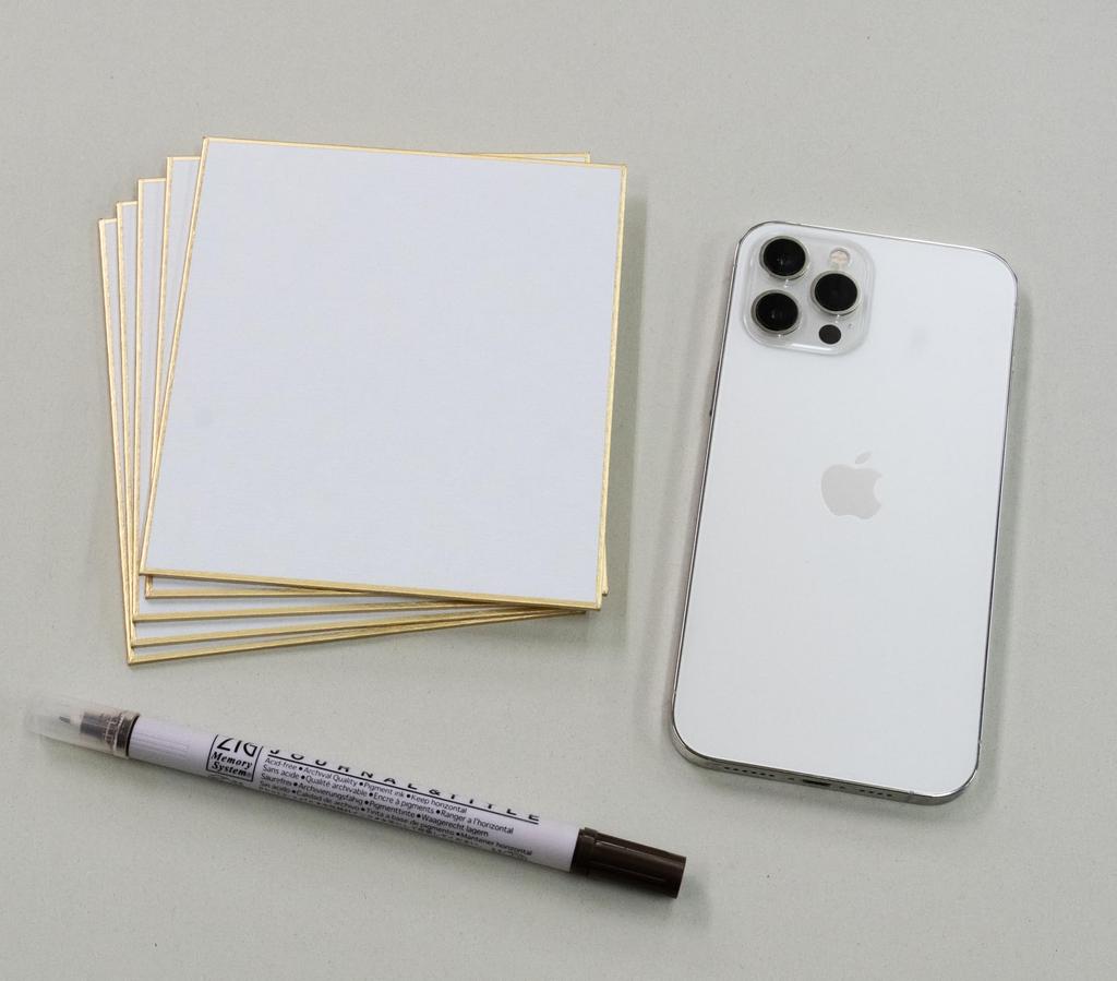 Koumeido Mini Shikishi Sunshoan Calligraphy and Painting Paper x 50 sheets Ideal for watercolor haiku group and exhibition Easy to write smooth