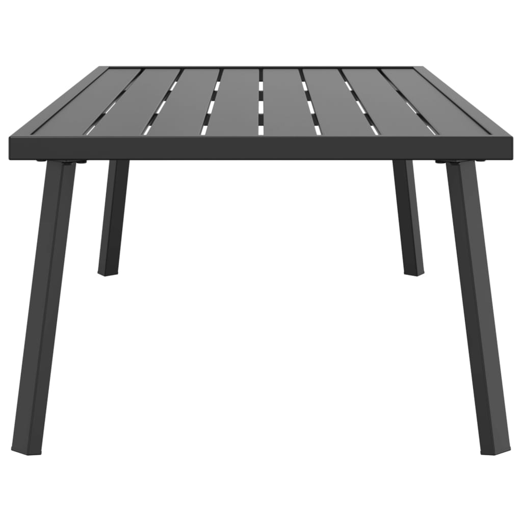 Garden Coffee Table Anthracite 110 x 55 x 35 cm Steel