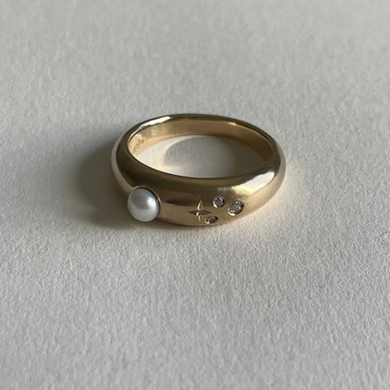 eveningbell [silver925] Sophia ring (gold)