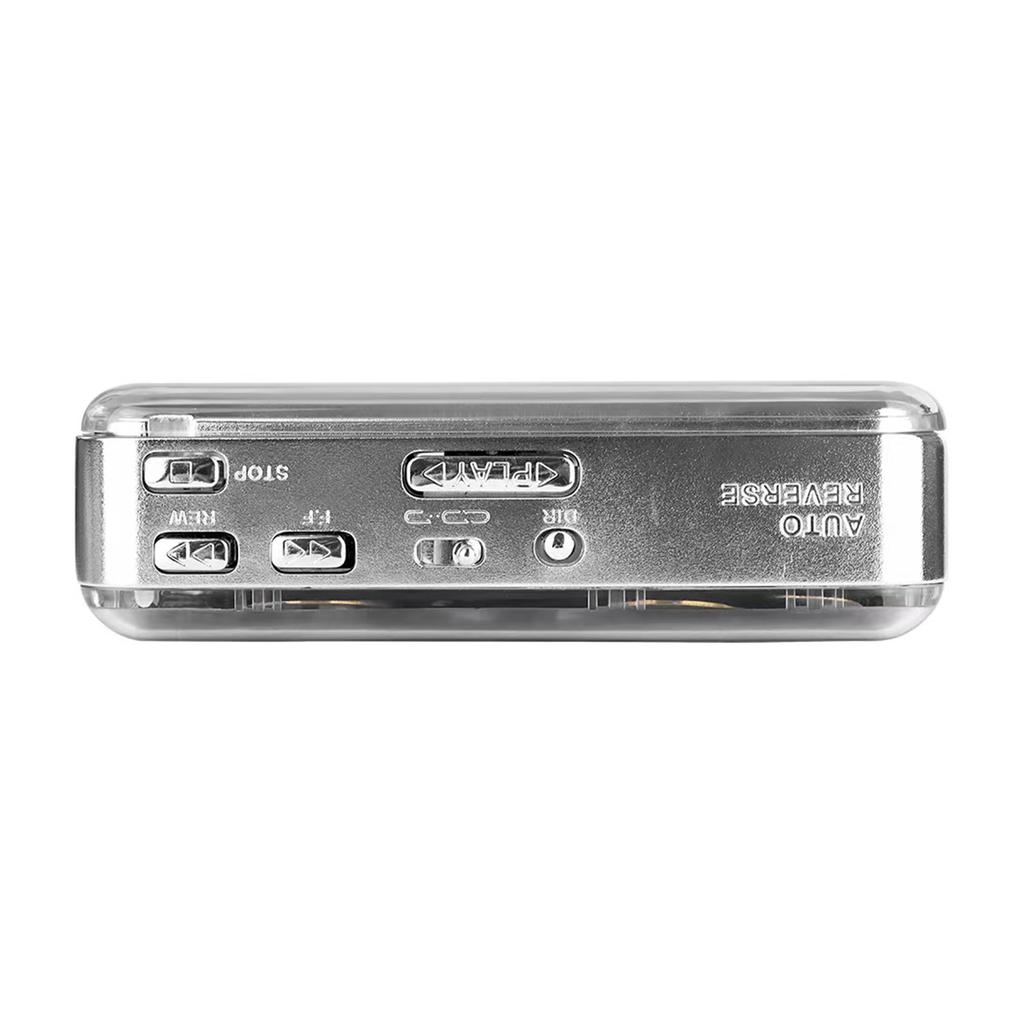 Cassette Tape Player Stereo Dual Channel Portable Transparent MP3 Converter USB2.0