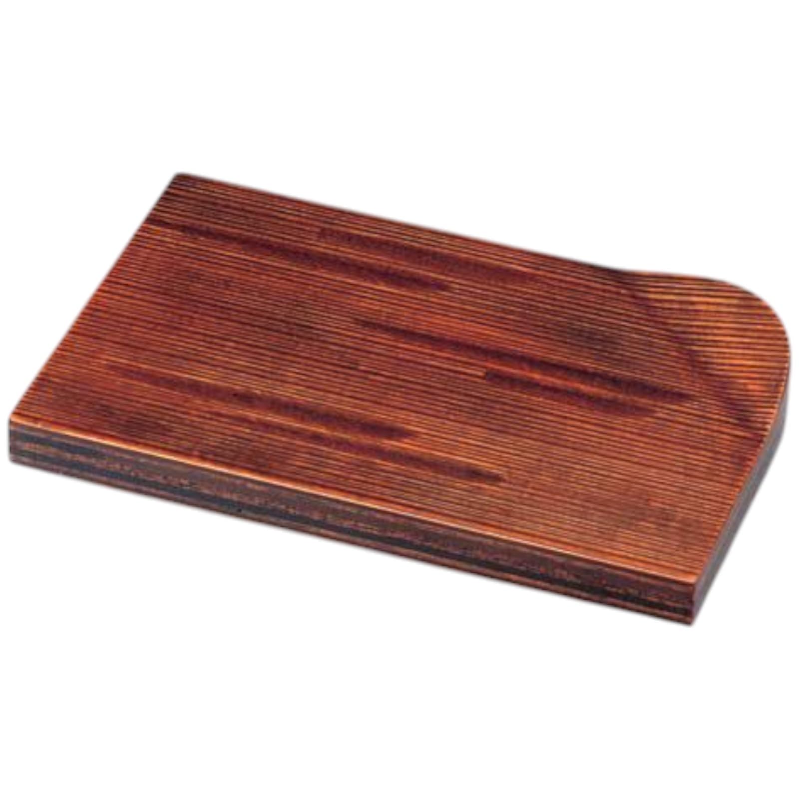 

Premium Nigiri Sushi Wooden Unryu Plate with Sleeves and Tochigi Made in Japan J-Kitchens Plate, 7.5-inch Stand, Wood, Shatter-Resistant,