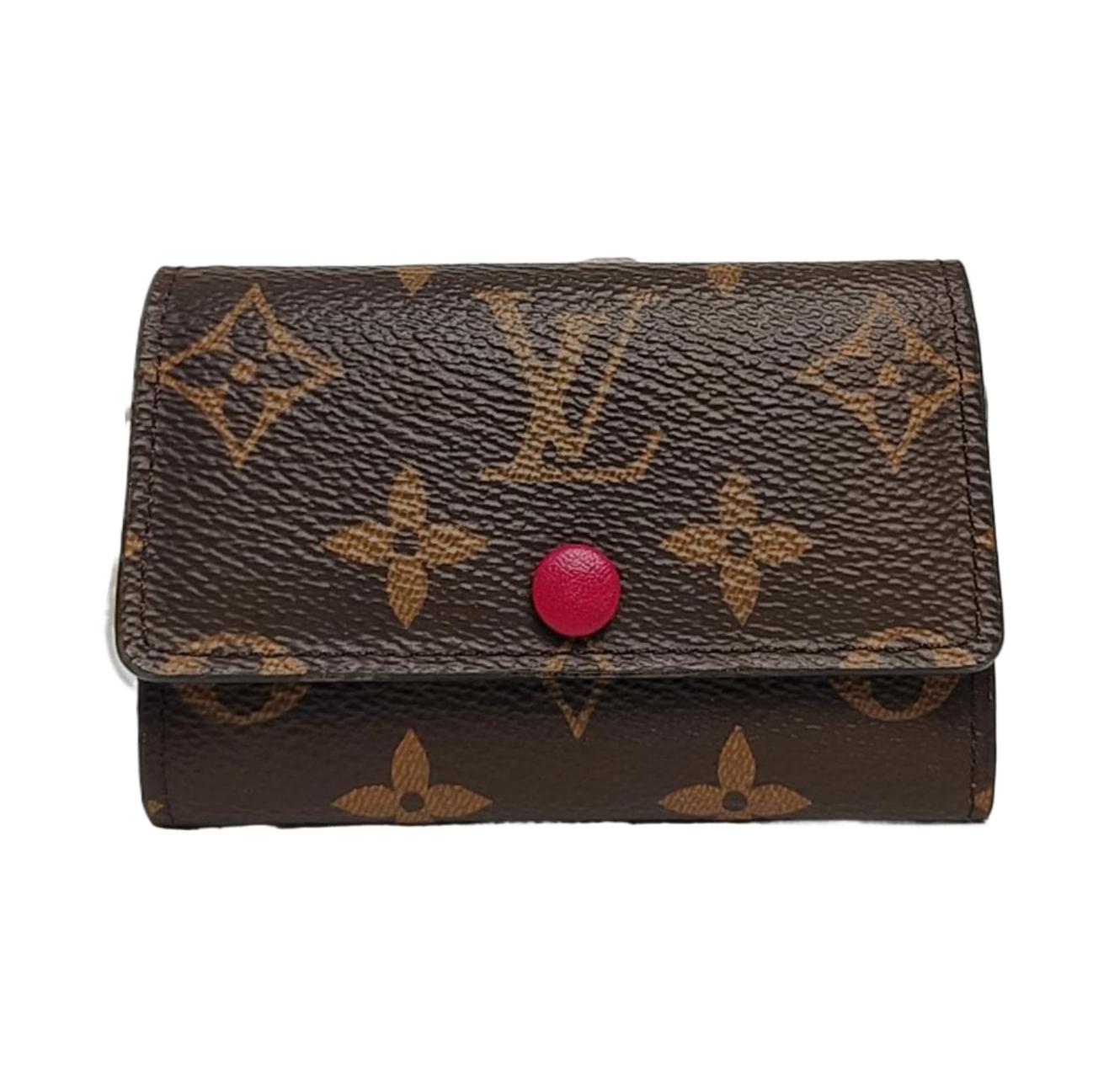 [Pre-Owned] Six-Hole Canvas Key Pouch - Excellent #13VYD9N ONE SIZE
