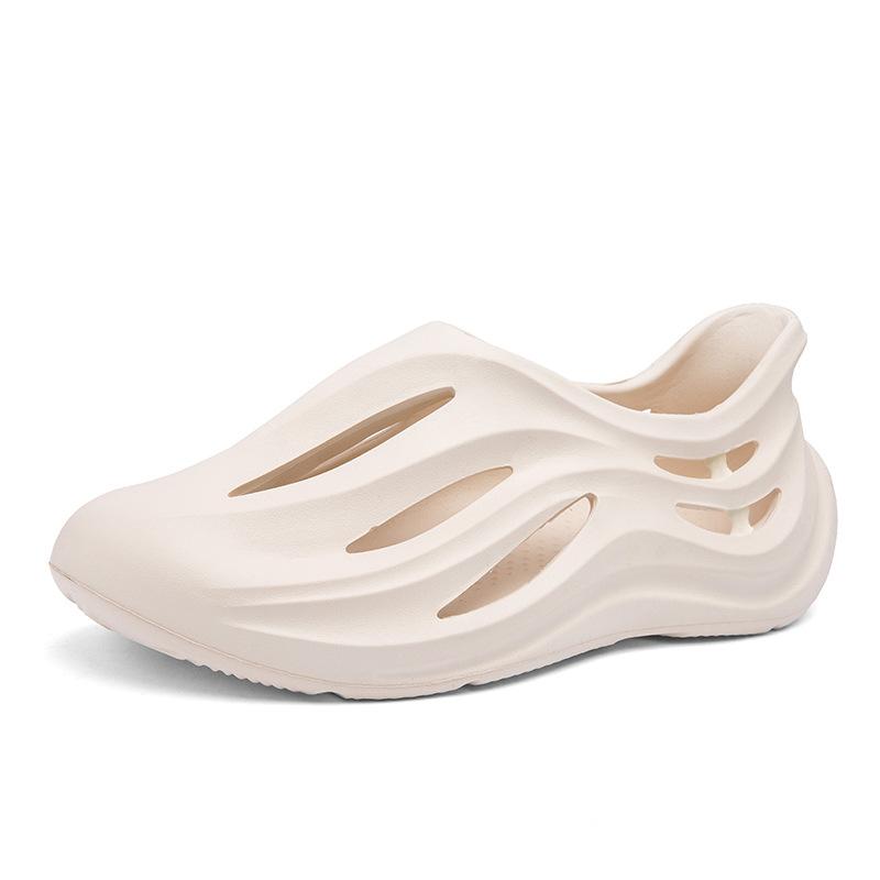 

Summer new men s foot sandals fashion casual wear bag head EVA cool slippers seaside beach hole shoes 45