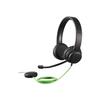 Headset - Wired - USB-A - Acer - Acer AHW250 - Retail Pack - Headset - On-ear - Vertical - Wired - USB-A - Black