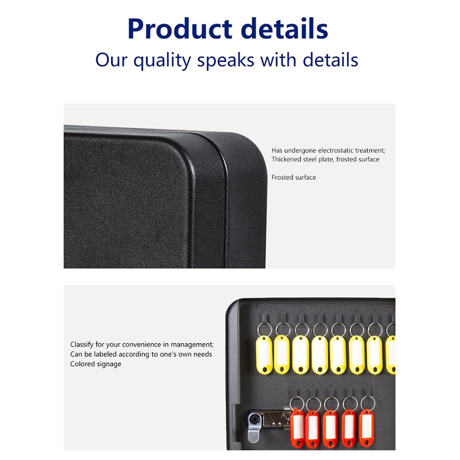 Password Key Box Real Estate Intermediary Key Cabinet Box Management Box Wall Mounted Car Key Box