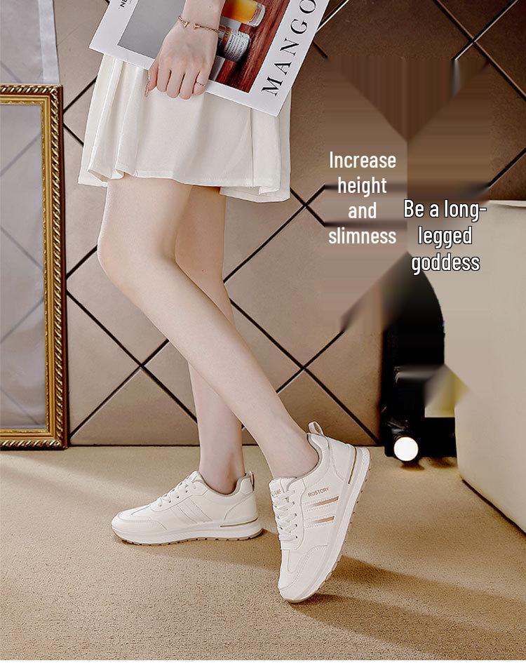2025 Spring/Summer Women's Plus Size Casual Korean Style Flat Sneakers