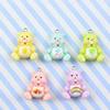 10pcs 3D Resin Cartoon Charms Bear Shape Charms Pendant For DIY Necklaces Earrings Bracelets Keychain Jewelry Making Findings