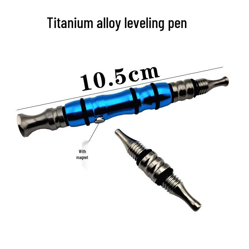 Blue Titanium Alloy Car Dent Repair Pen with 5 Interchangeable Heads