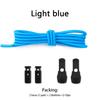 Solid Elastic Shoe Laces Sneakers Tennis Lock Shoelaces Without Ties Adult Kids Round Shoelace Rubber Bands for Shoes Accesories