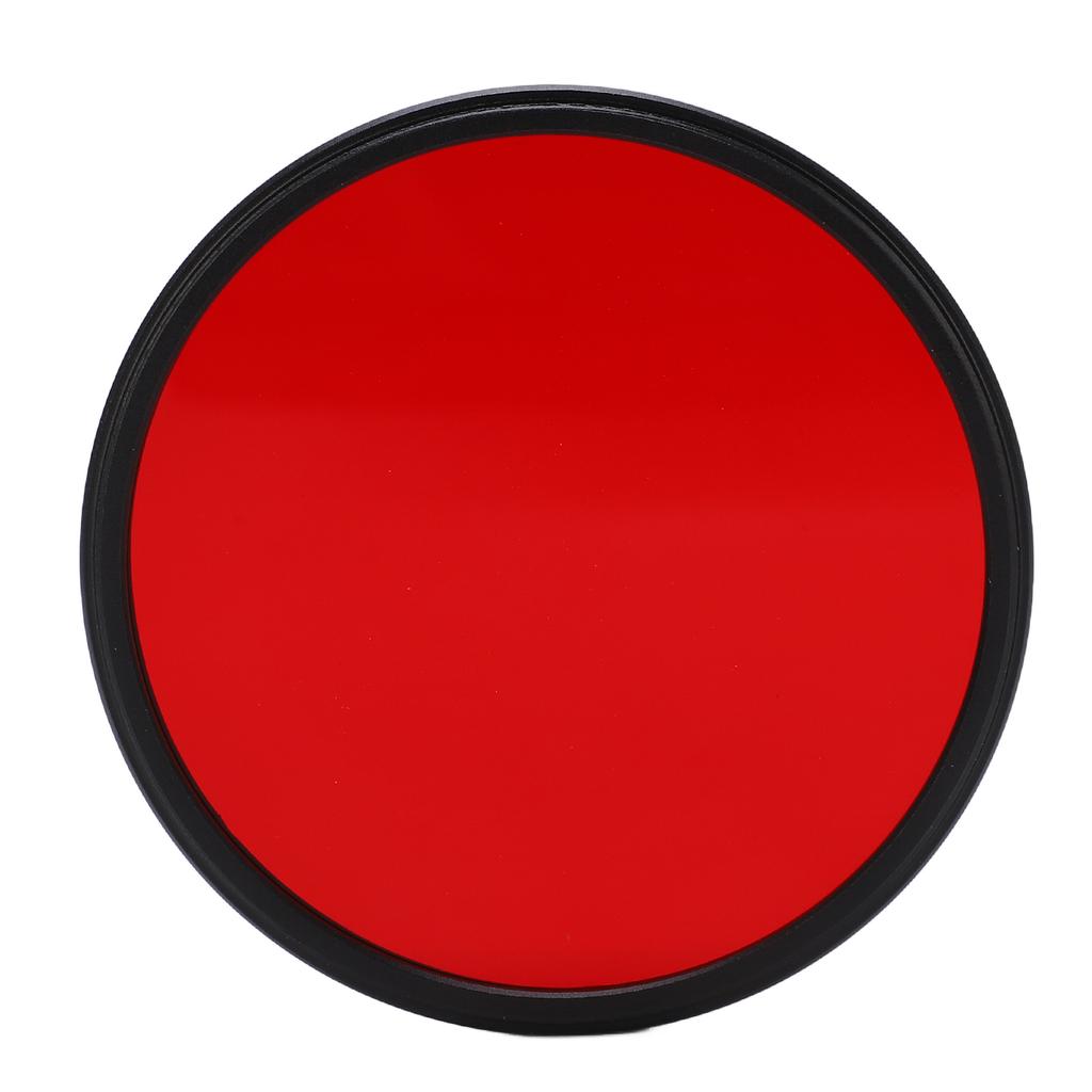 Threaded Camera Lens Filter Full Red Color Filter Optical Glass for Nikon Camera Lens
