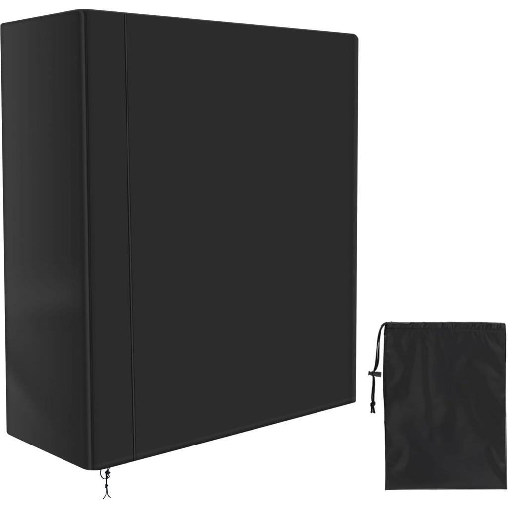 Abdeckung für klappbaren Tischtennis Tisch, 210D Oxford Stoff Wasserdicht Winddicht 64.96x27.56x72.83 Zoll Robust Reißfest