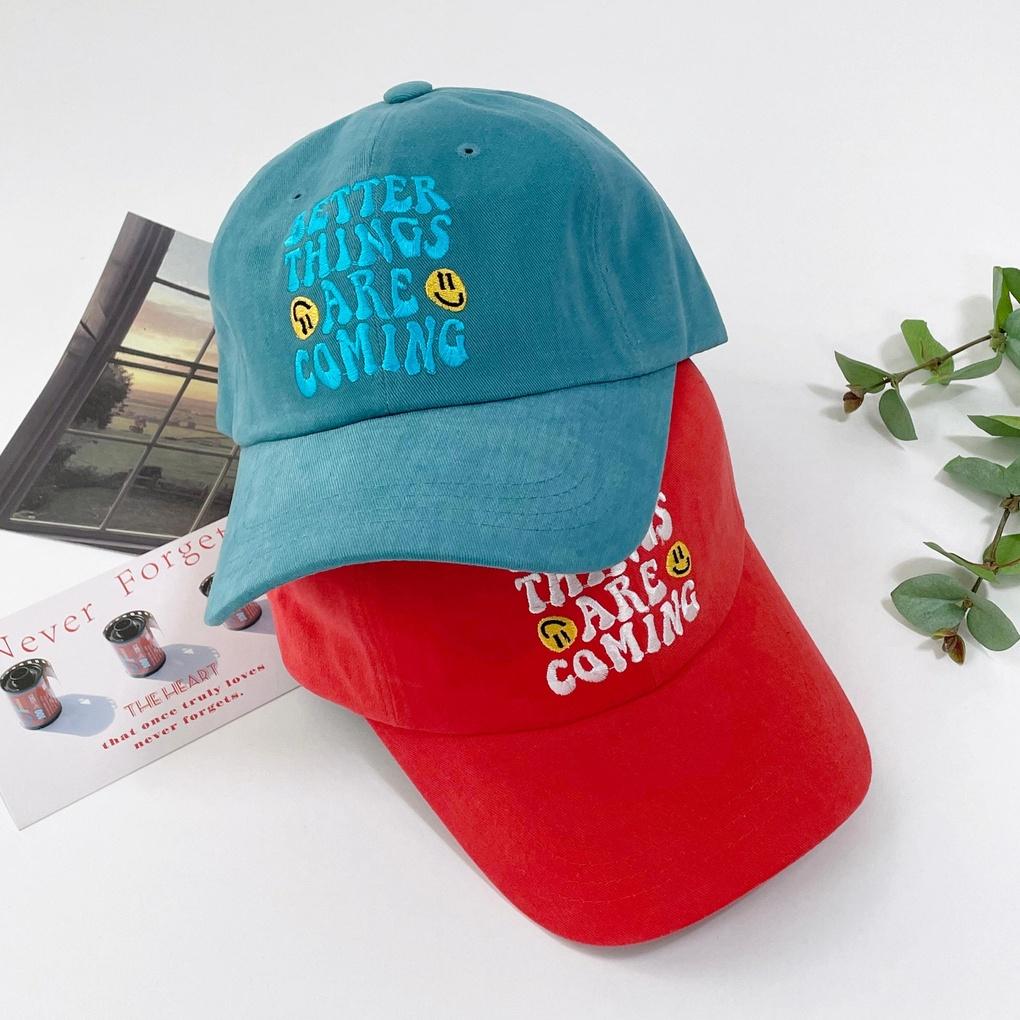 Women's and Men's Daily Berry Smile Ball Cap Baseball Hat