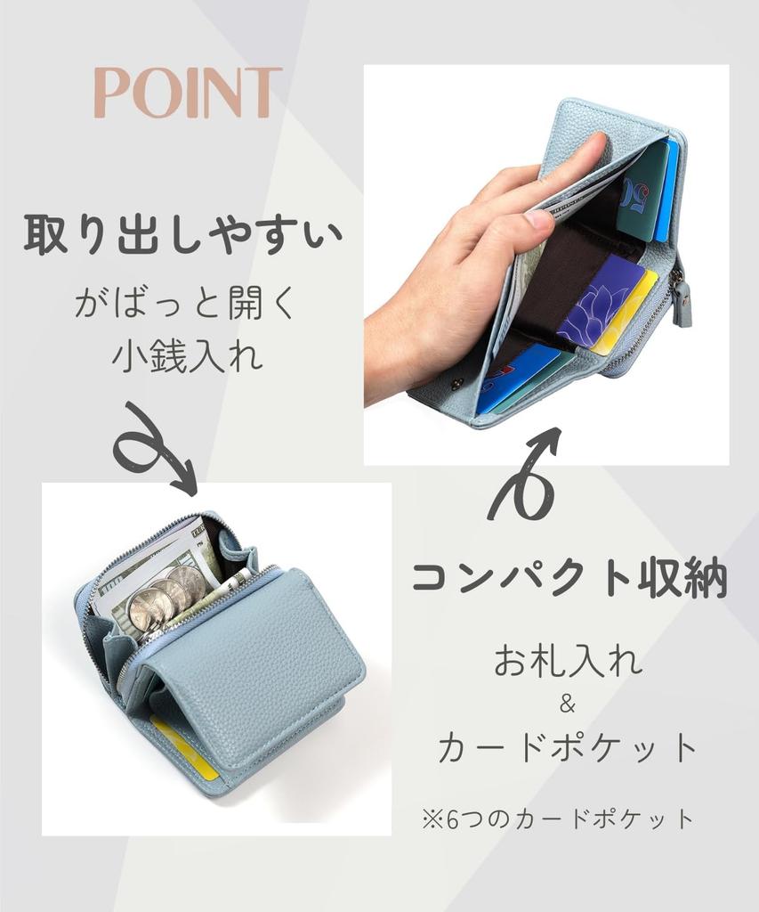 Elixio Mini-Portemonnaie mit Karten- und Münzfach, Kompakt und Klein, für Damen, Mädchen und Kinder, Geeignet für Grund-, Mittel- und Oberschüler,