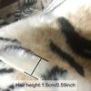 1pc Tiger Print Rug Faux Tiger Fur Non-Slip Mat Area Rug For Home Decor Animal Print Rug Carpet