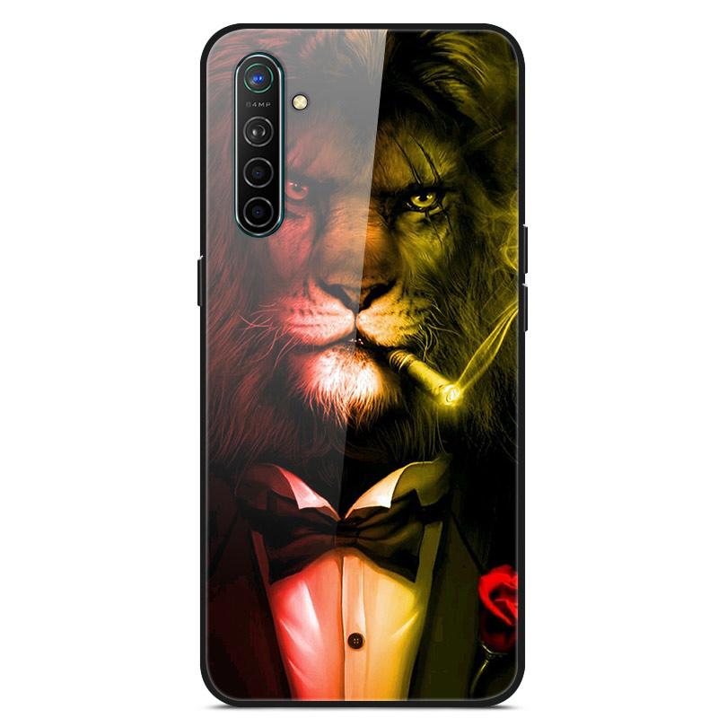 For OPPO Realme XT Tempered Glass Case Soft Bumper Hard Funda For OPPO Realme 6 Pro Realme X2 XT Phone Case Realme6 Back Cover