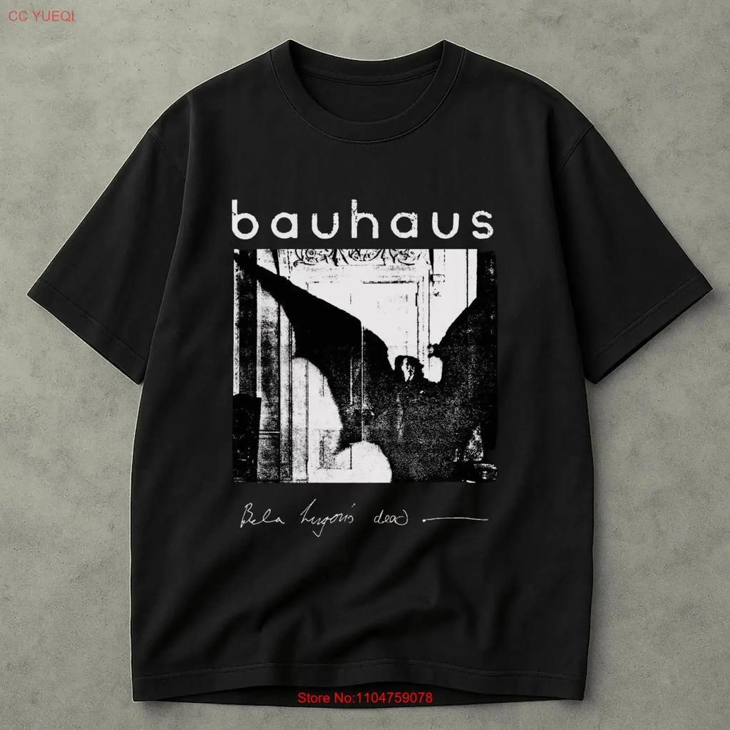 Bauhaus T Shirt Gothic Band Alt Rock 90s Post Punk Goth Y2k Vintage Homme Fashion Designer Clothes Graphic Breathable
