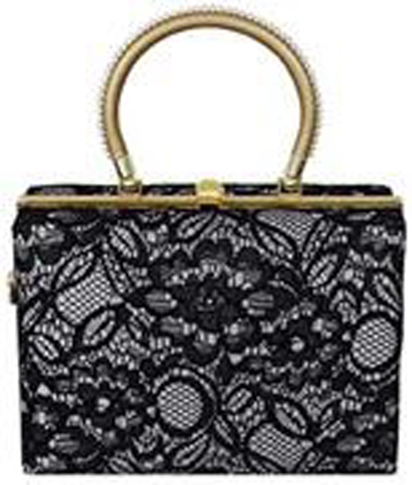 Formal Lace Bag Black [Ando] GKT-22 Women's
