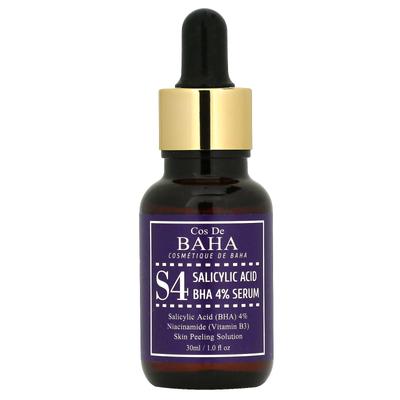 S4, Ácido Salicílico BHA 4% Soro, 1 fl oz (30 ml)