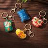 Embroidery Sachet Keychain Scented Lucky Bag Pendant Delicate Chinese Lion Pendant  Bag/key Decor