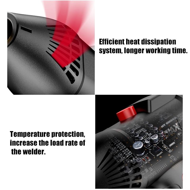 4000W Intelligent Full Digital Handheld ARC Welder ARC Welding Machine 220V 50/60 Hz 15-120 Amp for Home DIY Welding Electric Working