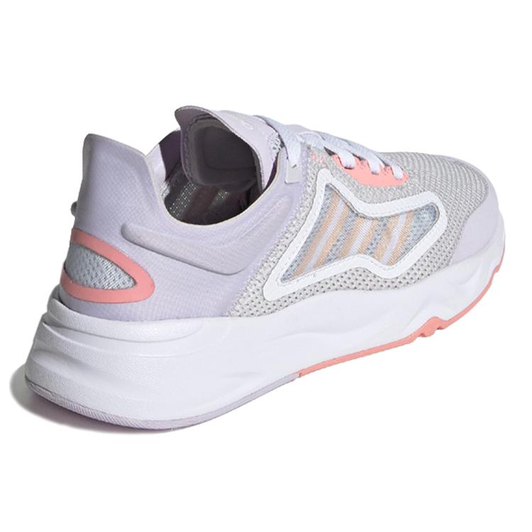 Adidas Neo Futureflow Cushioning Low Top Running Shoes Women's Light Purple Orange FW7199