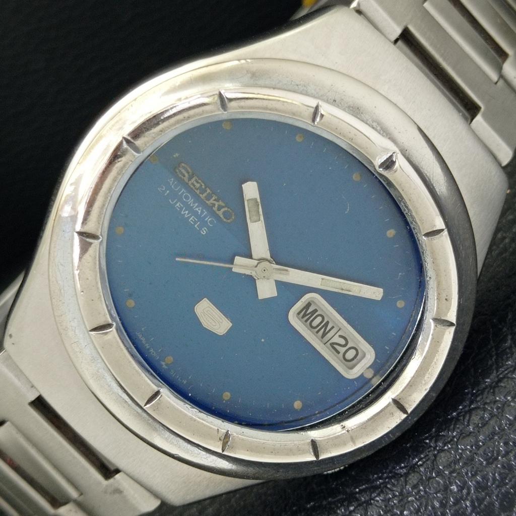 

ПОДЛИННЫЕ ВИНТАЖНЫЕ МУЖСКИЕ ЧАСЫ SEIKO 5 AUTOMATIC 7019A ЯПОНИЯ ОРИГИНАЛЬНЫЙ ЦИФЕРБЛАТ a702426-5 R124-a702426