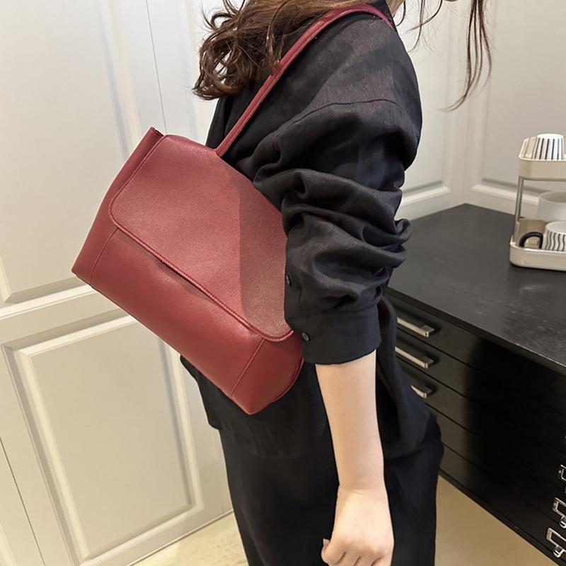 Single Shoulder Bags for Women Large Hobo Shopper Bag Solid Color Quality Crossbody Handbag Lady Travel Tote Bags