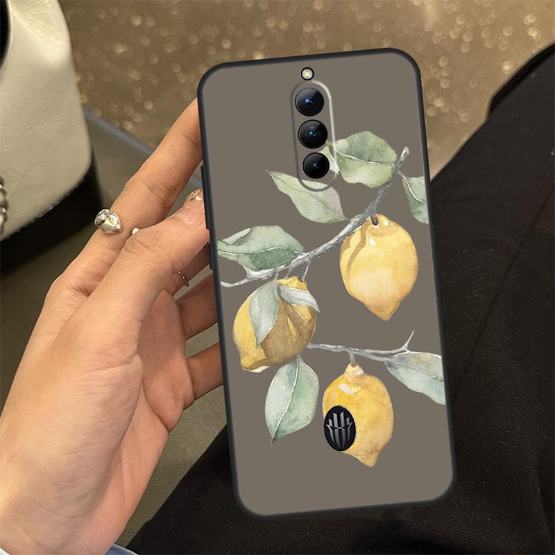 Lemon Fruit Phone Case For Nubia Red Magic 8 8S Pro Plus 6S 7S 6 7 Pro 6R 5G 5S Back Cover Shell