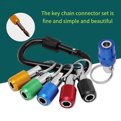3Pcs Color Keychain Quick Change Rod Hexagonal Shank Batch Quick Release Sleeve, Transfer Rod Tool Set