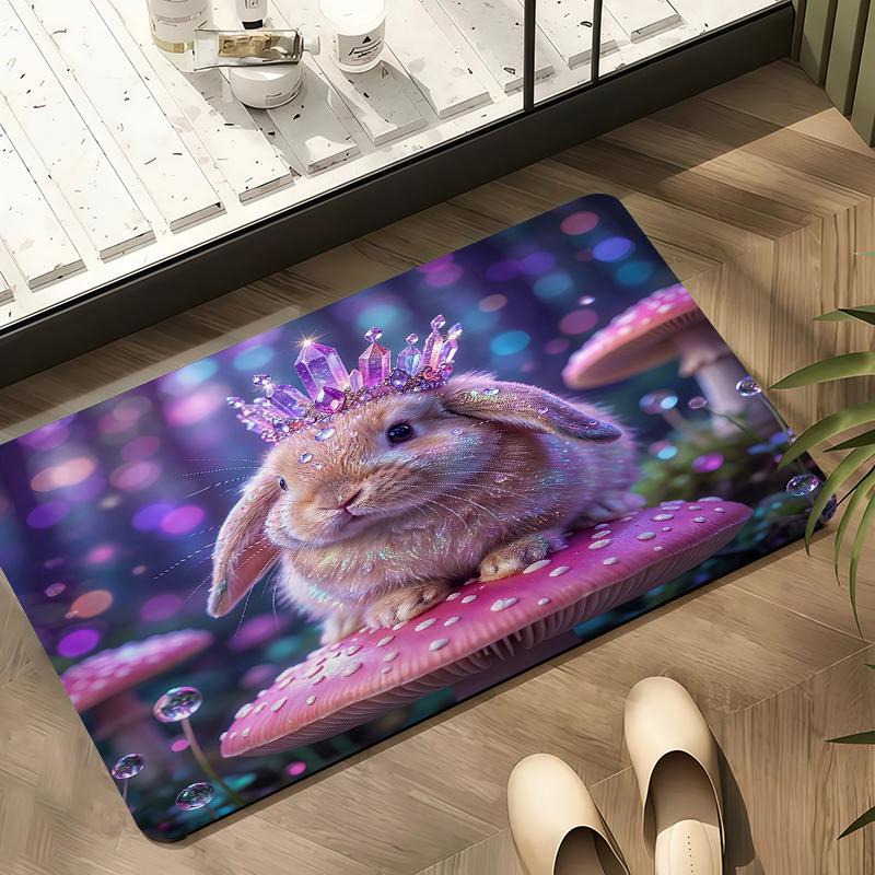 2025 New rabbitCarpet Rug for Living Room Bedroom Home Sofa Decoration,Kids play Non-slip Floor Mat