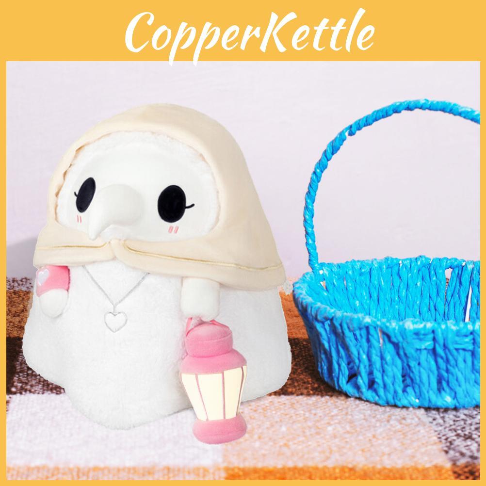 Adorable Doctor Nurse Schnabel Plush Toy With Luminous Lantern For Halloween Celebration