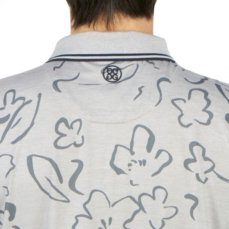 Tricou bărbătesc Galleria G Fore Pore Golfwear cu guler și mânecă scurtă G4MS23k062 lhGr