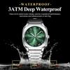 POEDAGAR Luxury Man Wristwatch Original Business Stainless Steel Quartz Watch Waterproof Date Men's Watches Week Clock Reloj
