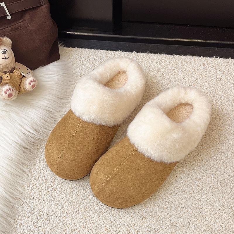 

Простые тапочки Mori baotou Mao Mao, модные литературные и ретро, для осени и зимы, уличная одежда, лоскутные, хлопковые тапочки Mao Mao для девочек 39 жёлтый