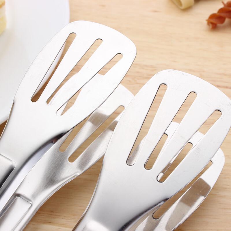 Stainless Steel Kitchen BBQ Tongs Set