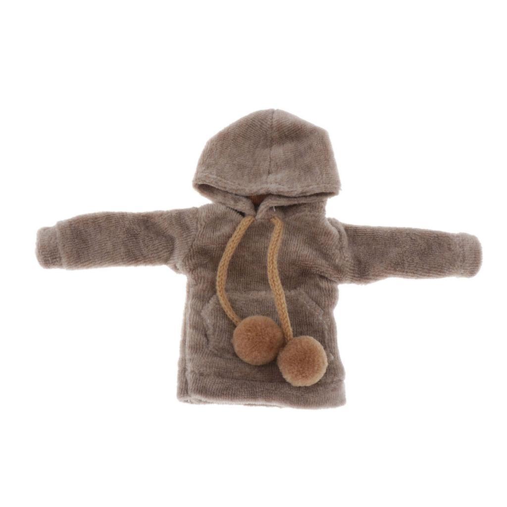 12inch Doll Hoodie Pullover Outfits Handmade Sweatshirt for Blythe Dolls Children’s Birthday Gift Accessories