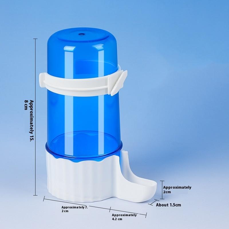 Transparent Fütterung Bewässerung Automatisch Doppelzweck Vogelfutterspender Große Kapazität Wasserspender Futterspender Vogelkäfig Zubehör