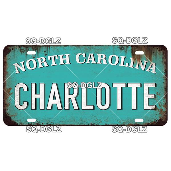 USA EAST City BOSTON MIAMI 15x30CM Plate Sports Tin Sign State Wall Decoration Metal Sign Home Decor Painting Plaques Art Poster