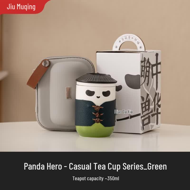 Portable Ceramic Tea Brewing Cup