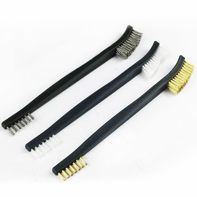 Universal Gun Hunting Cleaning Kit Steel Wire Brush Nylon Pick Set Tactical Rifle Pistol Gun Hunting Cleaning Tool Accessories