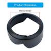 EW53 Camera Lens Hoods for EF-M 15-45mm F/3.5-6.3 IS / 15-45 Mm F3.5-6.3 Reduces Flares and Enhances Quality