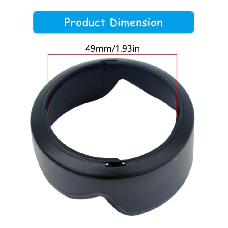 EW53 Camera Lens Hoods for EF-M 15-45mm f/3.5-6.3 IS / 15-45 mm f3.5-6.3 Reduces Flares and Enhances Quality