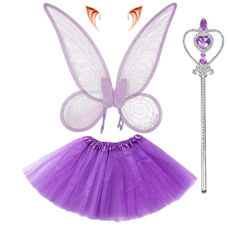 Princess Fairy Wings Costume for Girls - Perfect for Children's Day and Christmas Performances